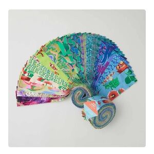 Kaffe Fassett Collective February 2025 Cool Colorway 2 1/2" Strips